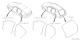Diagram for Subaru Legacy Door Seal - 63516AN00A