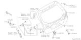 Diagram for 2021 Subaru Legacy Lift Support - 63269AN010