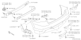 Diagram for Subaru Bumper - 57702AN11A