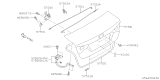 Diagram for Subaru Rear Door Striker - 57531AN00A