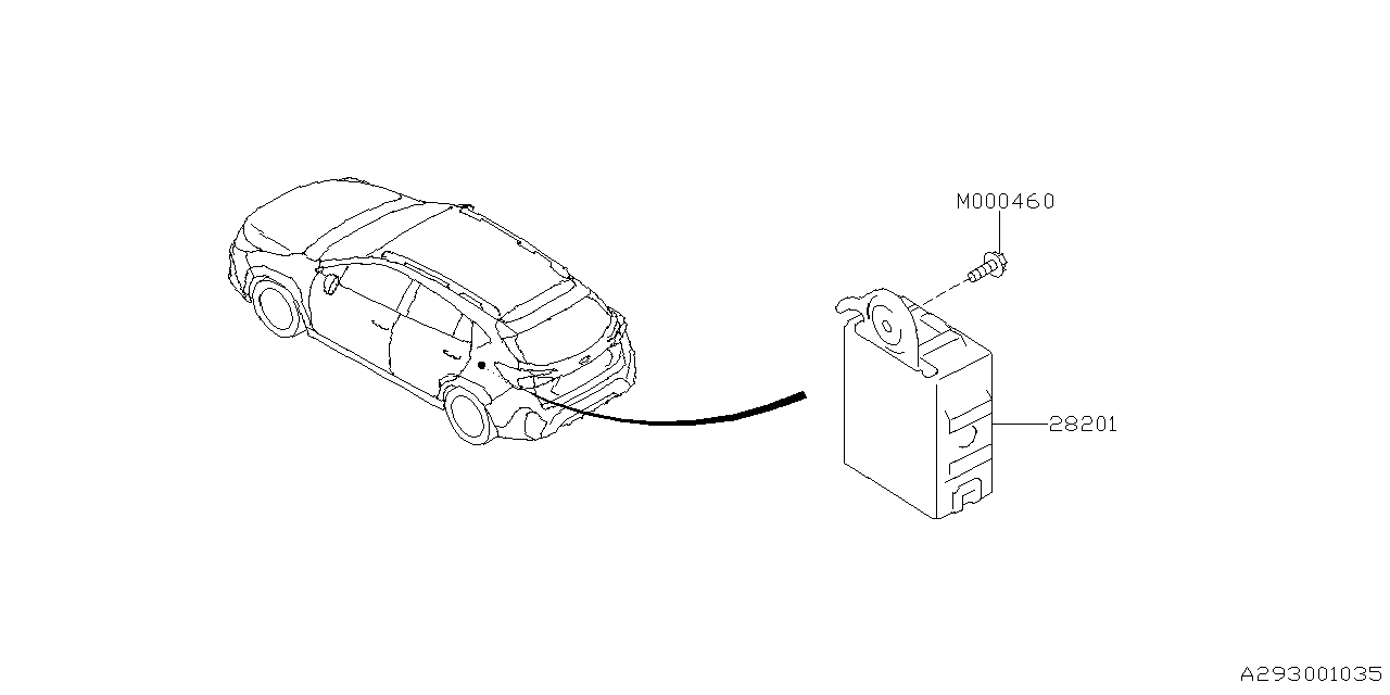Subaru 28201FN00A UNIT TPMS ASSY 28201FN00A Subaru UNIT TPMS ASSY