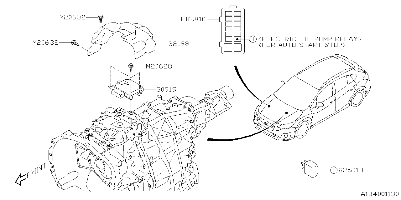 Subaru 30919AJ621 Automatic Transmission Control Module 30919AJ621 Subaru Automatic Transmission Control Module
