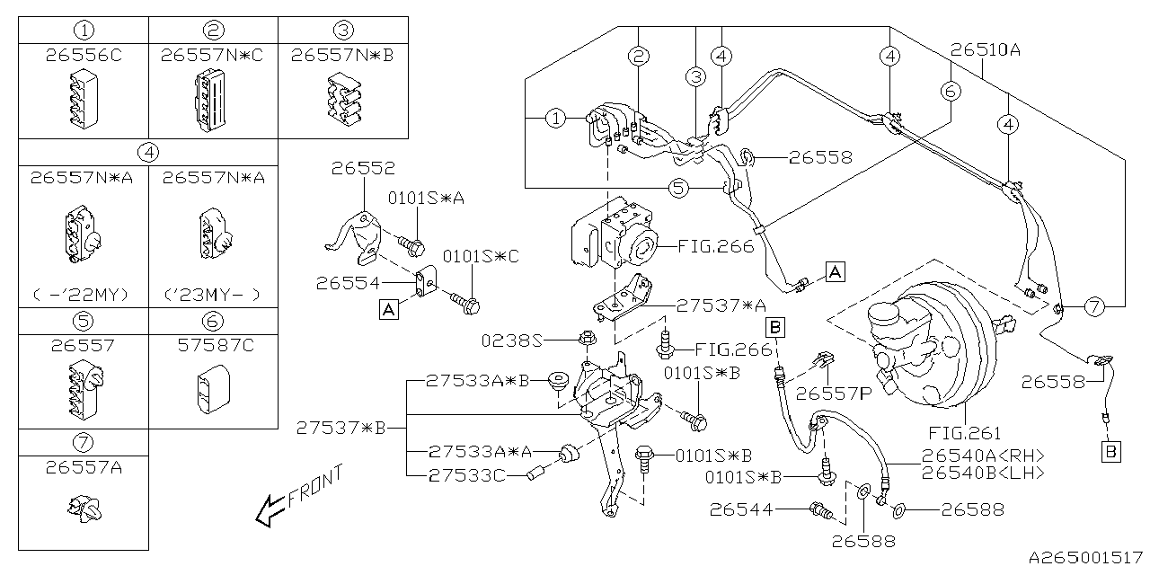 Subaru 26552SL01A BRKT CONNECTOR 26552SL01A Subaru BRKT CONNECTOR