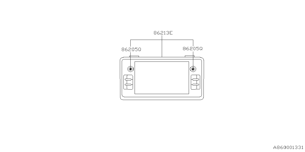 Subaru 86205CC000 Knob 86205CC000 Subaru Knob