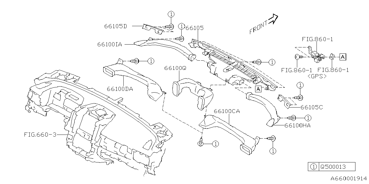Subaru 66105VC000 NOZZLE F DEF ASSY 66105VC000 Subaru NOZZLE F DEF ASSY
