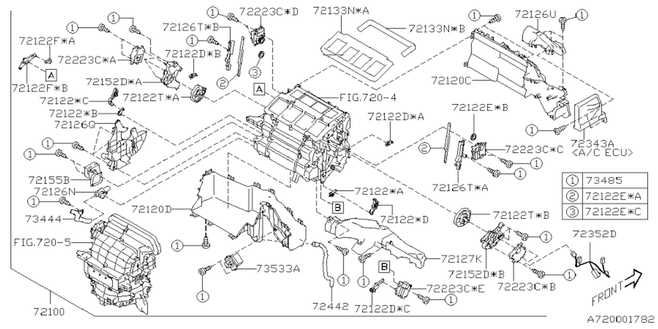72411FN010 Subaru HOSE HTR IN