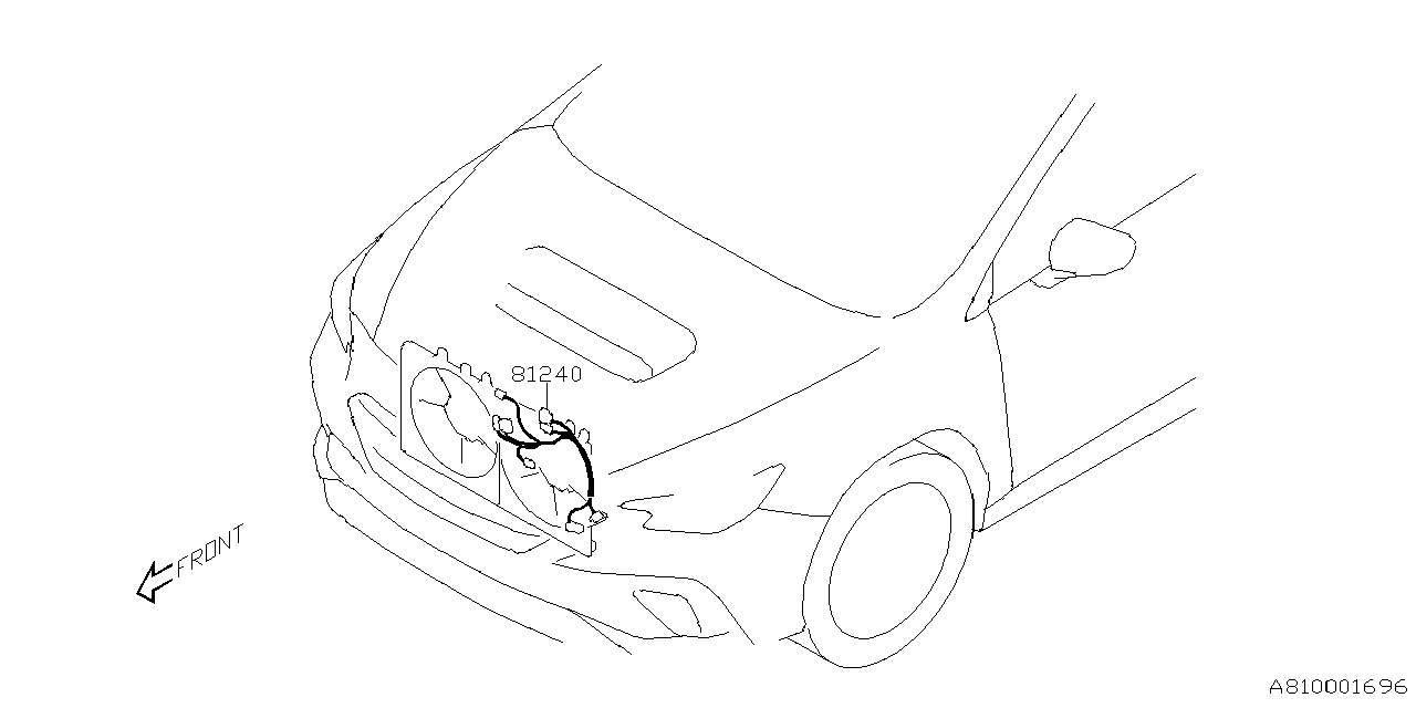 81200VC200 Subaru WIRING HARN F JPN