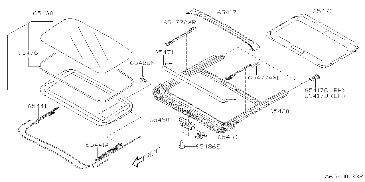 Subaru 65450FN00A MOTOR ASSY SIA 65450FN00A Subaru MOTOR ASSY SIA