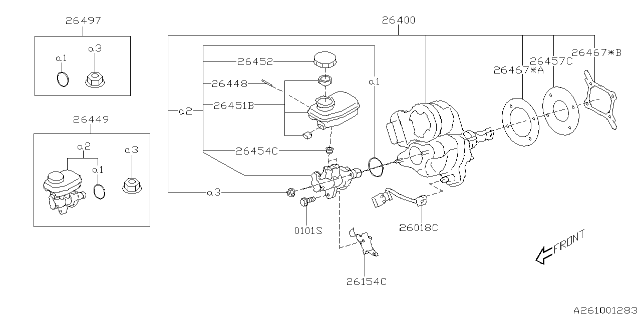 26449FN012 Subaru MA CYL KIT