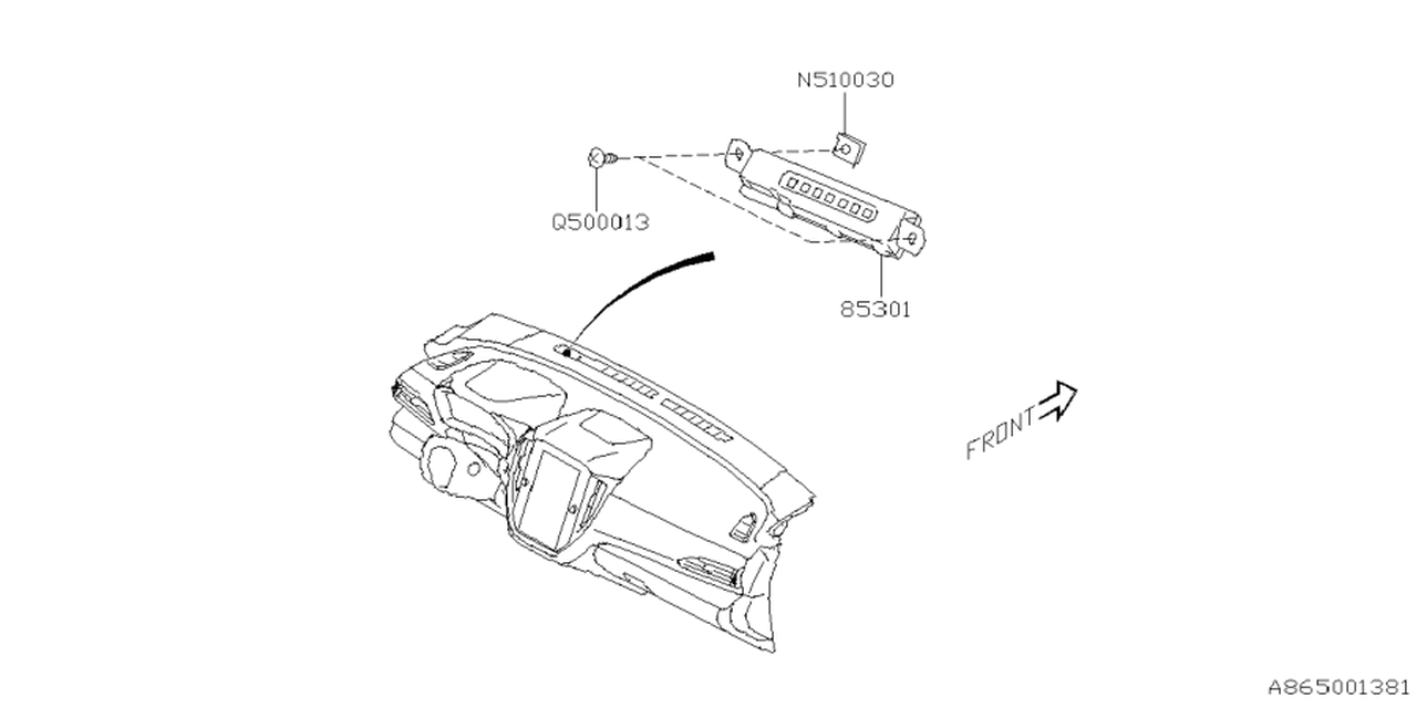 85301SL310 Subaru EYESIGHT MONITOR