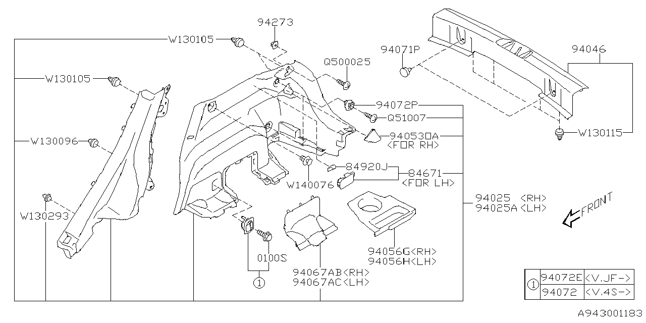 Subaru 909140076 CLIP 2PIECE D8 909140076 Subaru CLIP 2PIECE D8