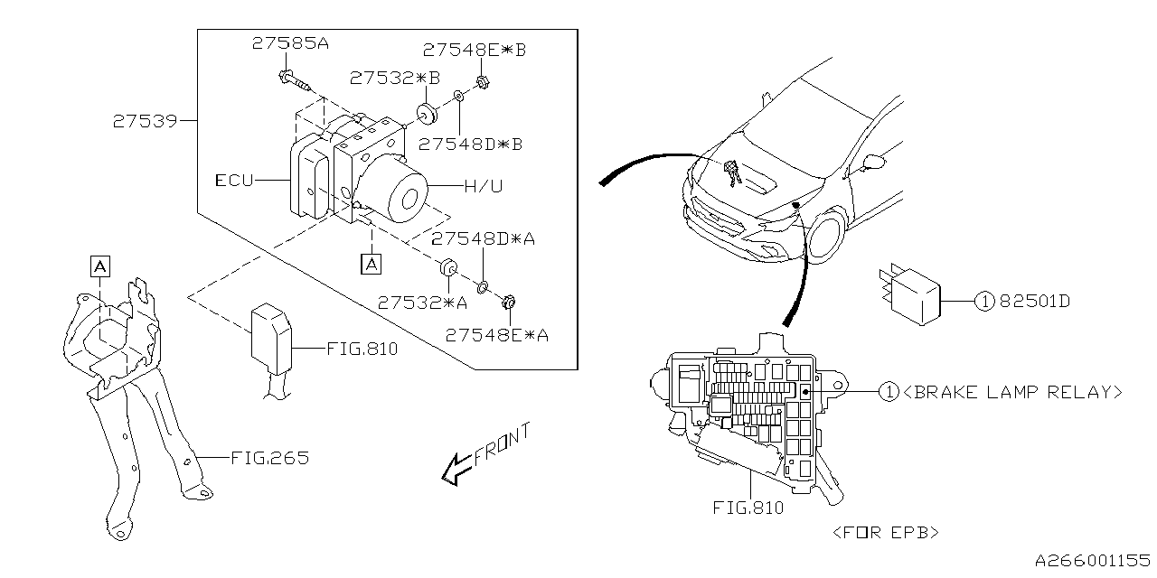 27596VC030 Subaru Hydraulic Unit Assembly VDC