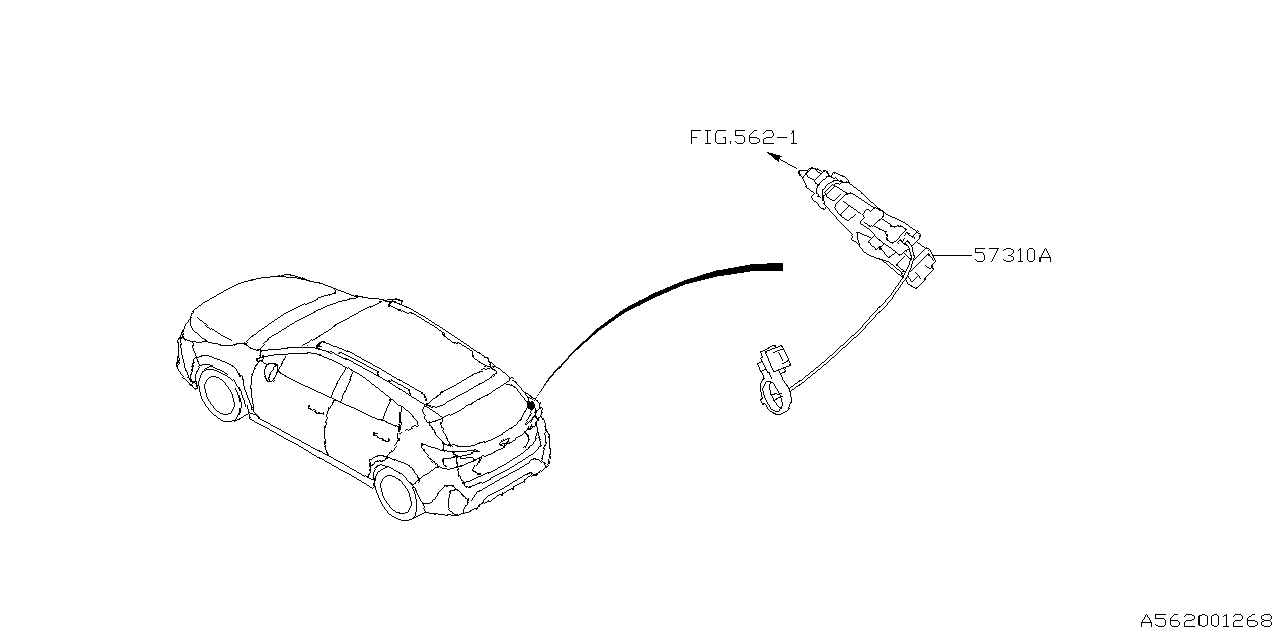 51461FN000 Subaru LOCK ASSY FUEL
