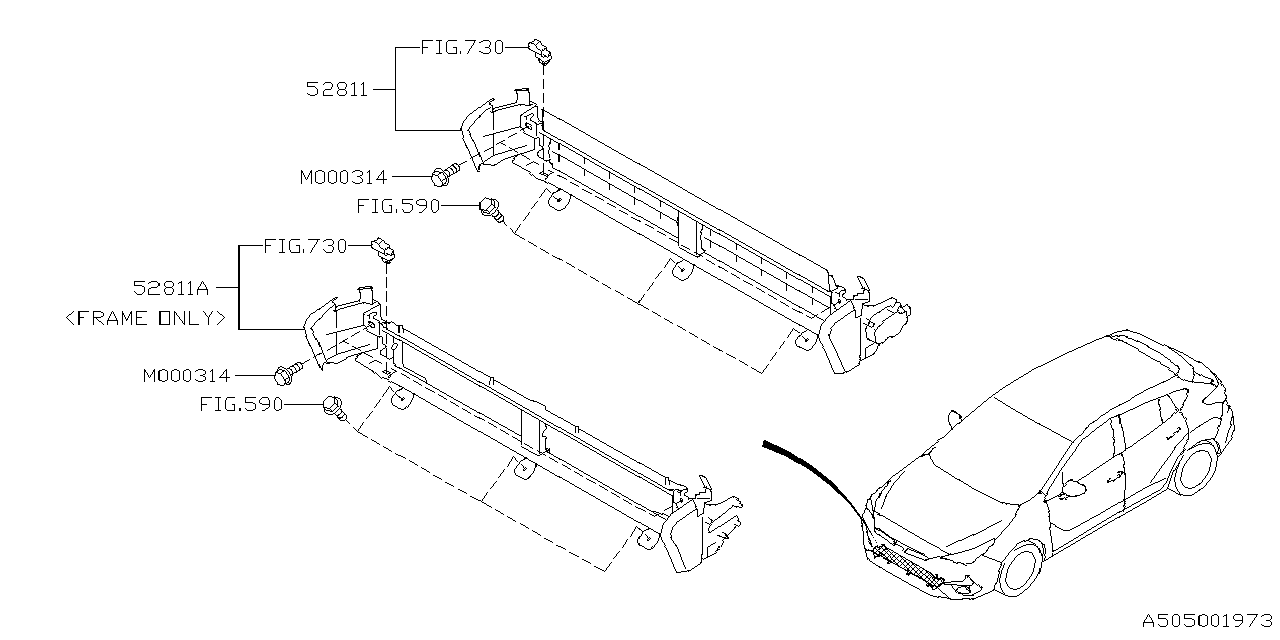 Subaru 52811FN130 ACTV G A SHTR AY 5D 52811FN130 Subaru ACTV G A SHTR AY 5D