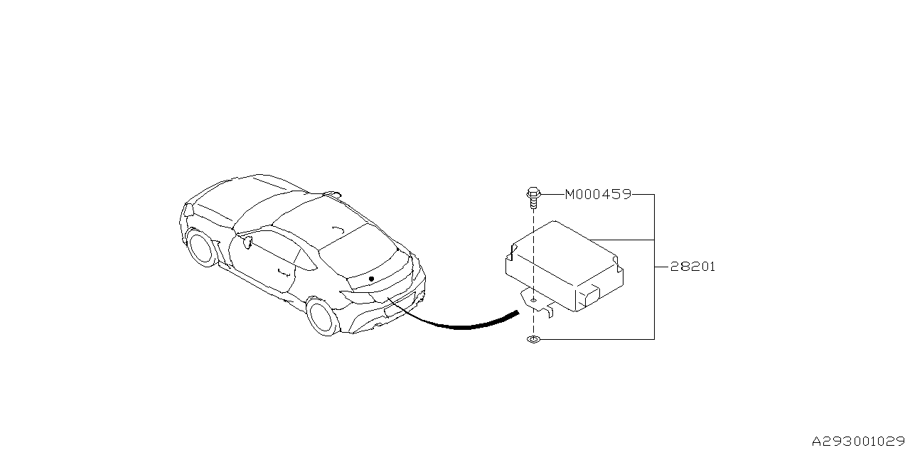 Subaru 28201CC000 UNIT TPMS ASSY 28201CC000 Subaru UNIT TPMS ASSY