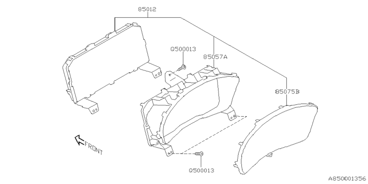 85132SL200 Subaru Combination Meter Assembly