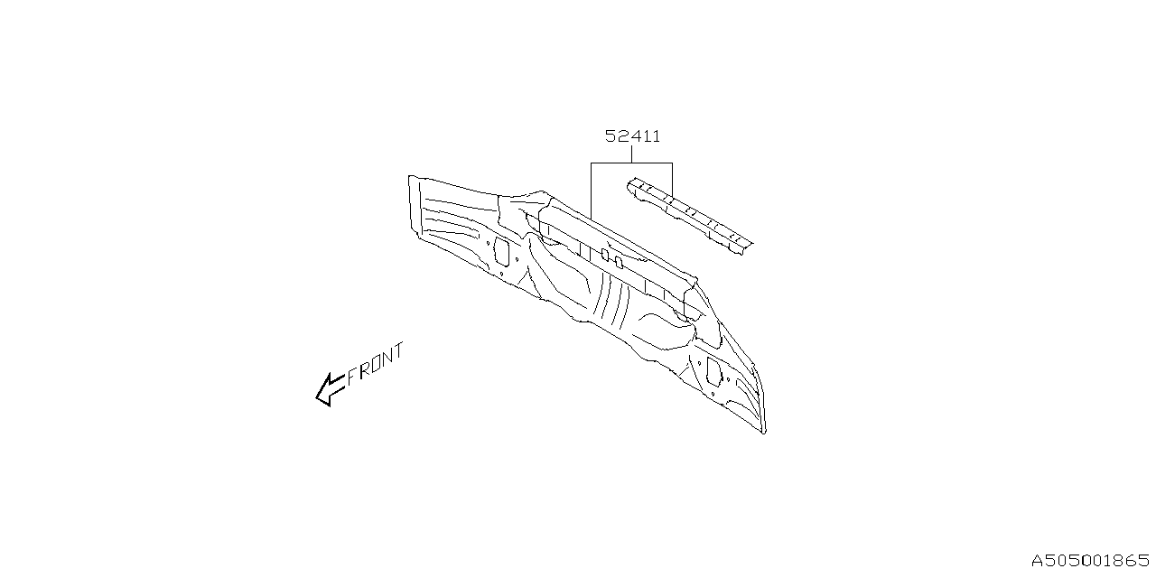 52401CC0009P Subaru SKIRT COMPL R