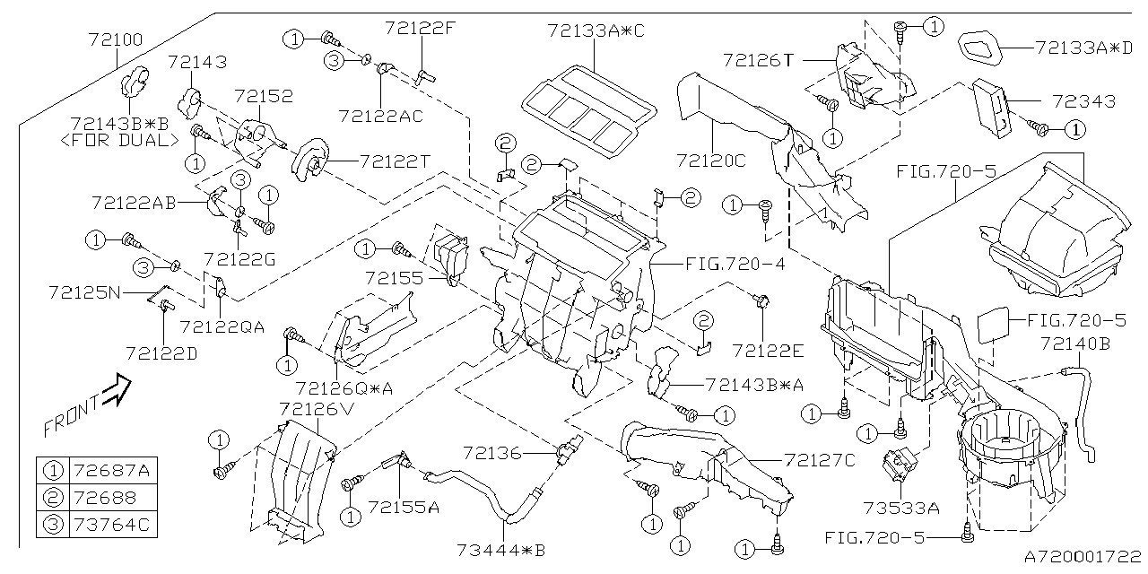 72343VC050 Subaru ECU