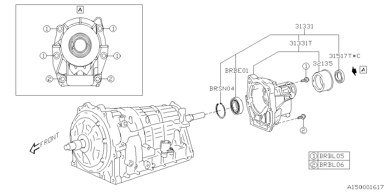 Subaru 30098AC340 HOUSING ASSY, EXT 30098AC340 Subaru HOUSING ASSY, EXT