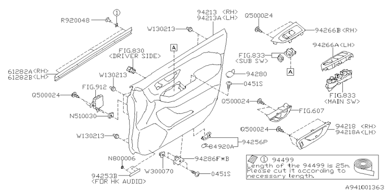 Subaru 909300070 SCREW GRM M5 909300070 Subaru SCREW GRM M5