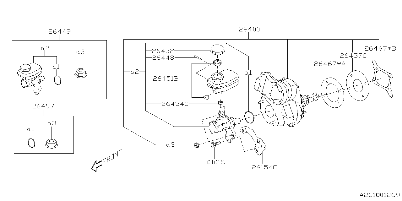 26449VC060 Subaru MA CYL KIT