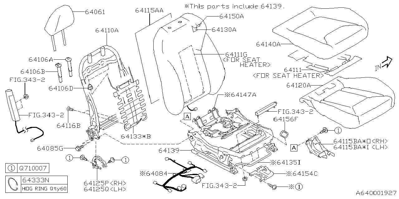 Subaru 64154FN040 PLATE COUPLER CUSRH 64154FN040 Subaru PLATE COUPLER CUSRH