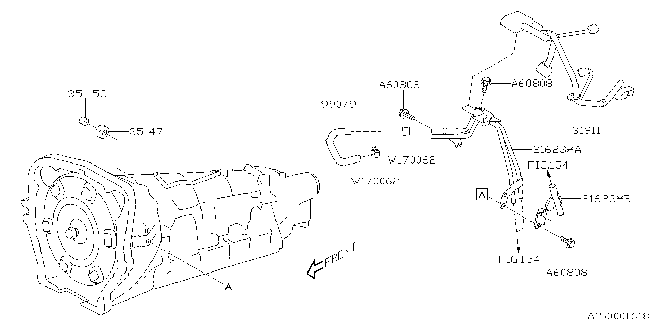 31911AA131 Subaru HARNESS ASSY-INHB