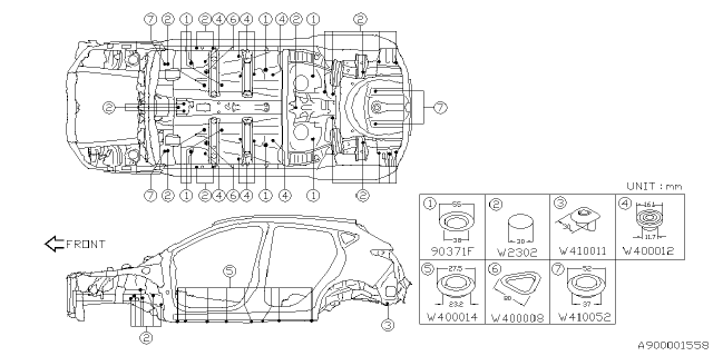 2025 Subaru Crosstrek 4 Cyl 2.5L Limited w/Eyesight(4S) Plug Diagram 9