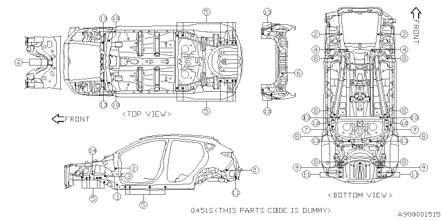 2024 Subaru Crosstrek 4 Cyl 2.5L Limited w/Eyesight(4S) Plug Diagram 4