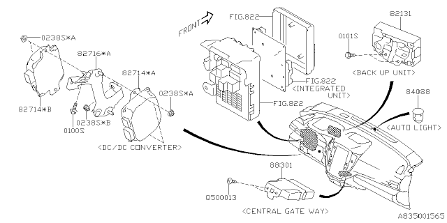 2024 Subaru Impreza ISS DCDC CONV 2 Diagram for 82714FN010