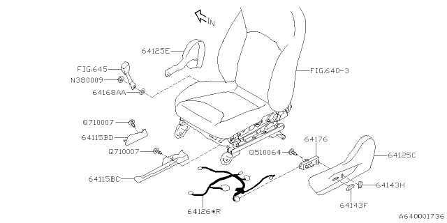 2022 Subaru Crosstrek 4 Cyl 2.0L CVT Premium w/Eyesight Front Seat Diagram 6