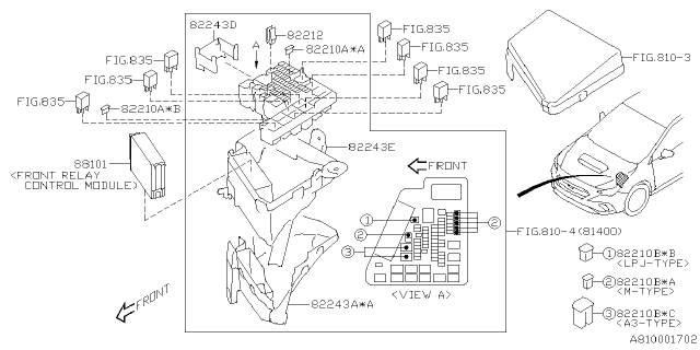 2023 Subaru WRX 4 Cyl 2.4L 6MT Base Wiring Harness - Main Diagram 5