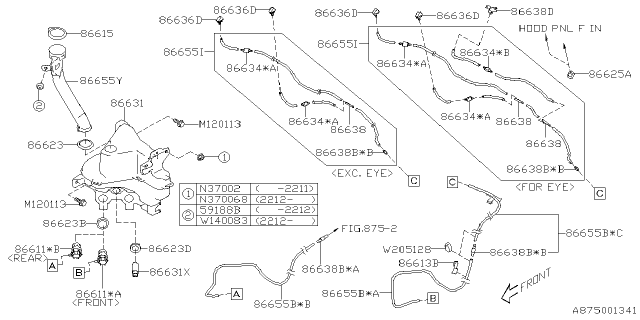 2023 Subaru Crosstrek NUT FLG M6(PAINT) Diagram for 902370068
