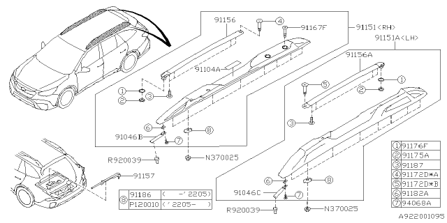 2025 Subaru Outback SEAL WASHER Diagram for 903120010