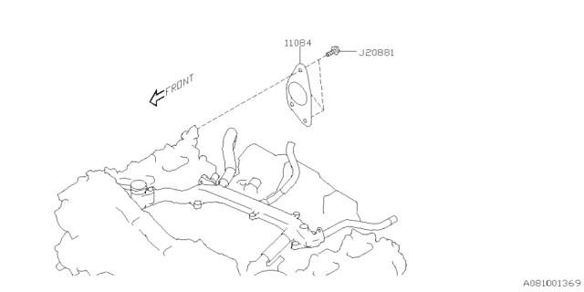 2025 Subaru Forester 4 Cyl 2.5L Premium Base Emission Control - EGR Diagram 2
