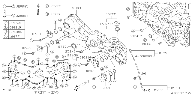 2021 Subaru WRX OILSEAL-50X62X7 Diagram for 806750100
