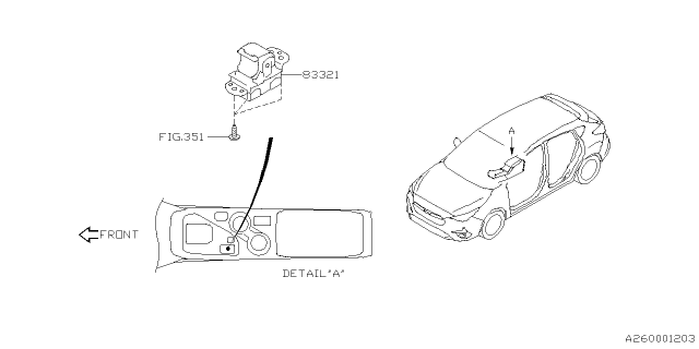 2025 Subaru Impreza 4 Cyl 2.5L RS w/Eyesight Parking Brake System Diagram 2