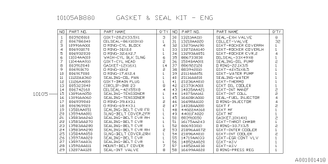 2021 Subaru WRX STI 4 Cyl 2.5L Turbo 6MT Premium Engine Assembly Diagram 3