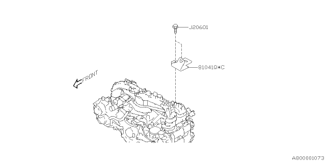 2025 Subaru Forester 4 Cyl 2.5L Hybrid Limited Main Battery Cable EV Diagram 2