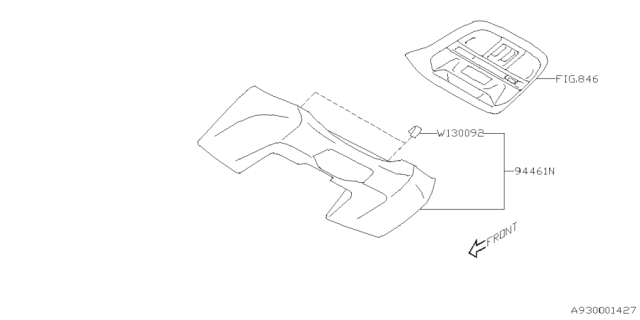 2024 Subaru WRX 4 Cyl 2.4L 6MT Base w/Eyesight Console Box Diagram 3