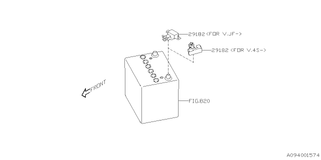 2025 Subaru Crosstrek 4 Cyl 2.0L Eyesight Alternator Diagram 2