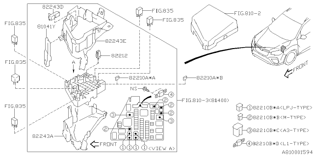 2024 Subaru Forester 4 Cyl 2.5L Eyesight Wiring Harness - Main Diagram 4