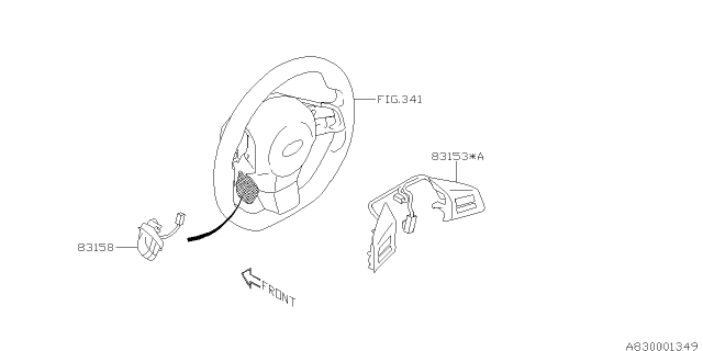 2021 Subaru WRX STI 4 Cyl 2.5L Turbo 6MT Base Switch - Instrument Panel Diagram 4