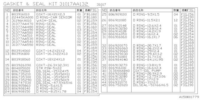 2025 Subaru Ascent 4 Cyl 2.4L Touring w/Eyesight Automatic Transmission Assembly Diagram 2