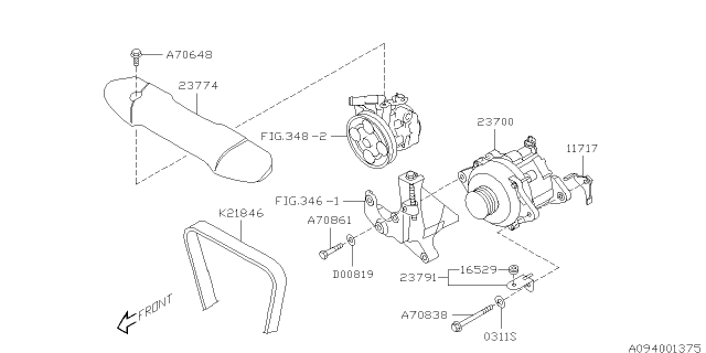 2021 Subaru WRX STI 4 Cyl 2.5L Turbo 6MT Base Alternator Diagram 2