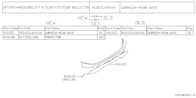 2025 Subaru Forester 4 Cyl 2.5L Base Plus Outer Garnish Diagram 4
