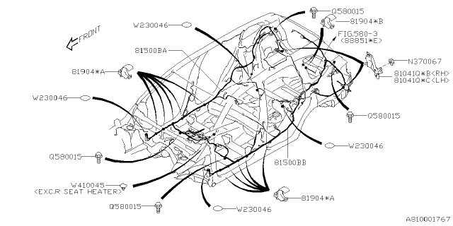2025 Subaru Forester 4 Cyl 2.5L Hybrid Premium Wiring Harness - Main Diagram 5