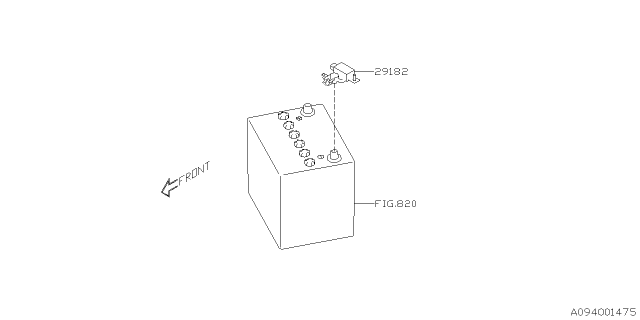 2023 Subaru Crosstrek 4 Cyl 2.0L 6MT Premium Alternator Diagram 2