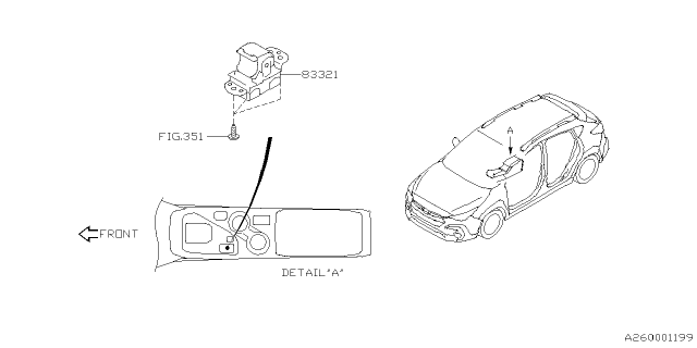 2024 Subaru Crosstrek 4 Cyl 2.5L Limited w/Eyesight(4S) Parking Brake System Diagram 3