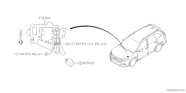 2025 Subaru Forester 4 Cyl 2.5L Base Plus Control Device Diagram 2